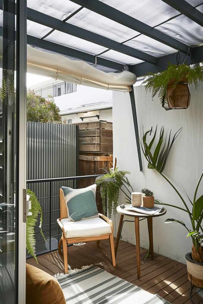 Awning over a Small Balcony