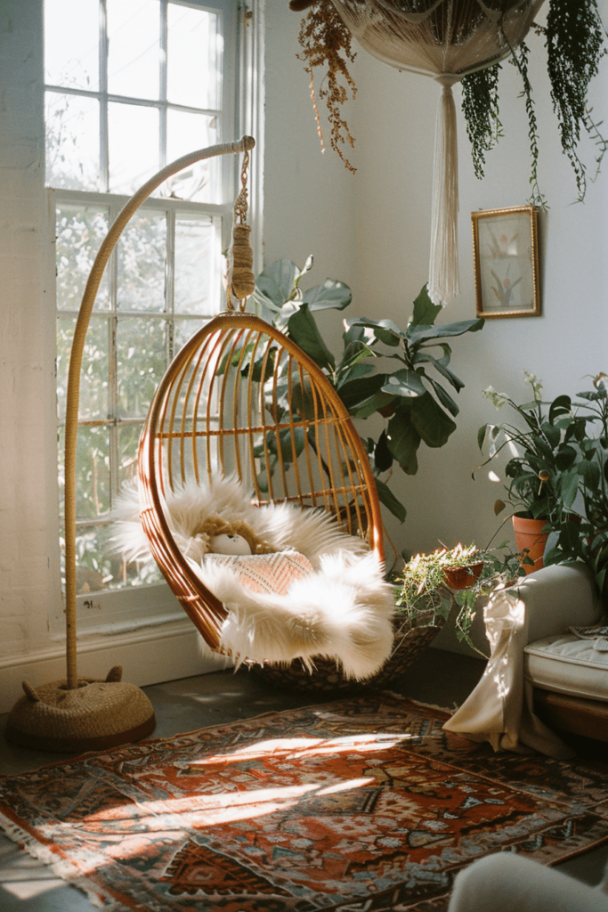 Boho Style Egg Chair