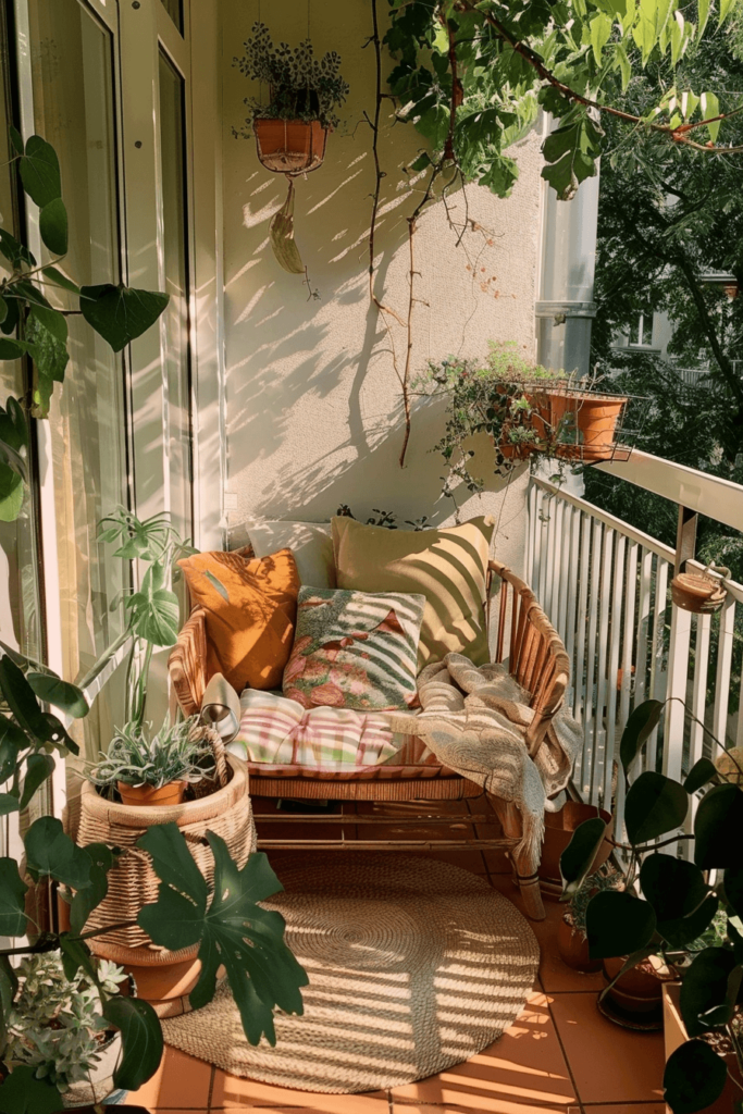 Colorful Small Balcony