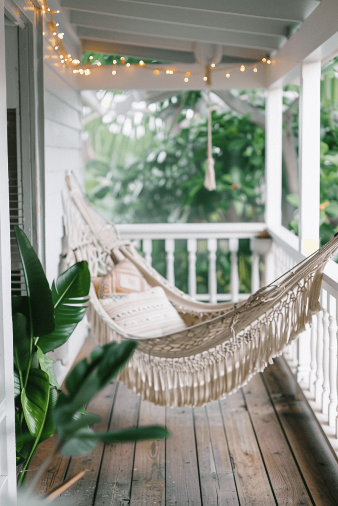 Cozy Balcony with a Hammock