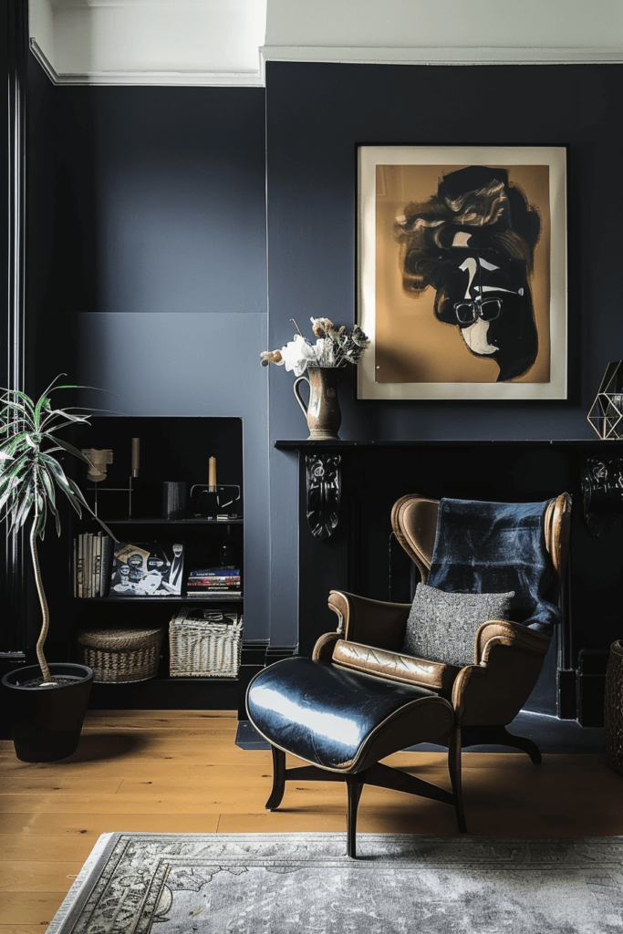 Dark Charcoal Walls