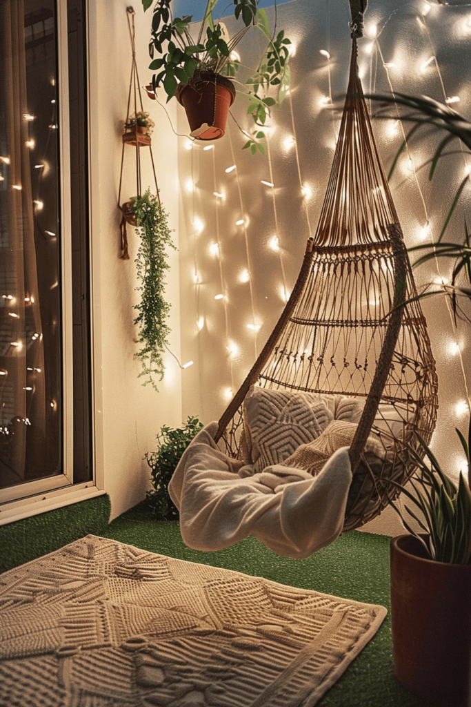 Hanging Chair For Small Balcony Decor