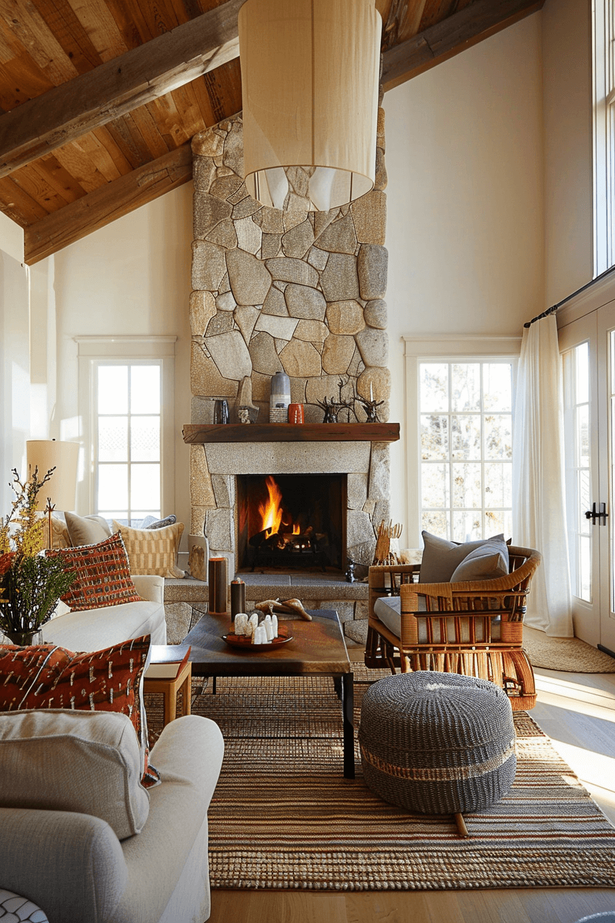 13+ Modern Farmhouse Living Room Ideas - Paul Paint