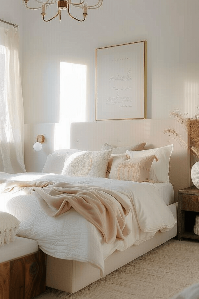 Blush and Cream Bedroom Refresh Ideas