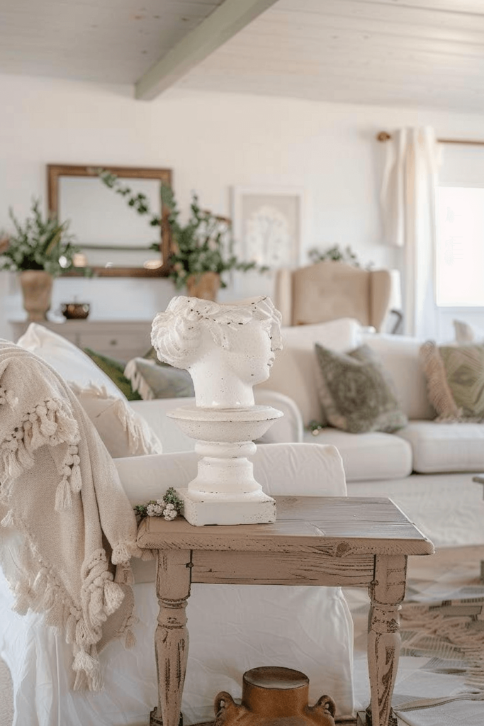 Boho Farmhouse Living Room