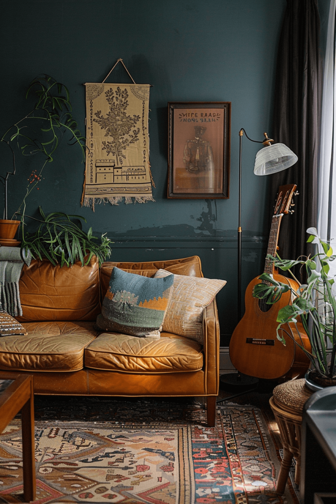 Boho & Moody Living Room