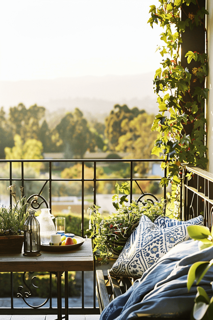 Camouflage the Railing with Greenery