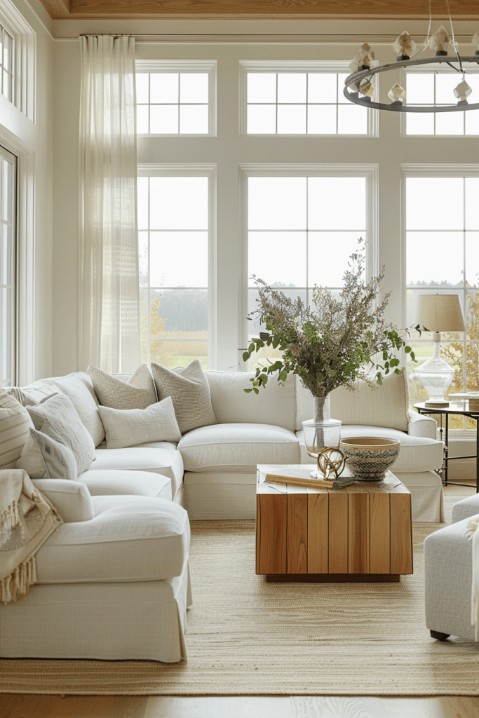 Chic Modern Farmhouse Living Room