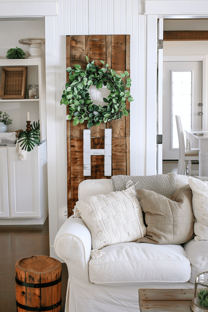 DIY Decorative Sign for your Farmhouse Living Room