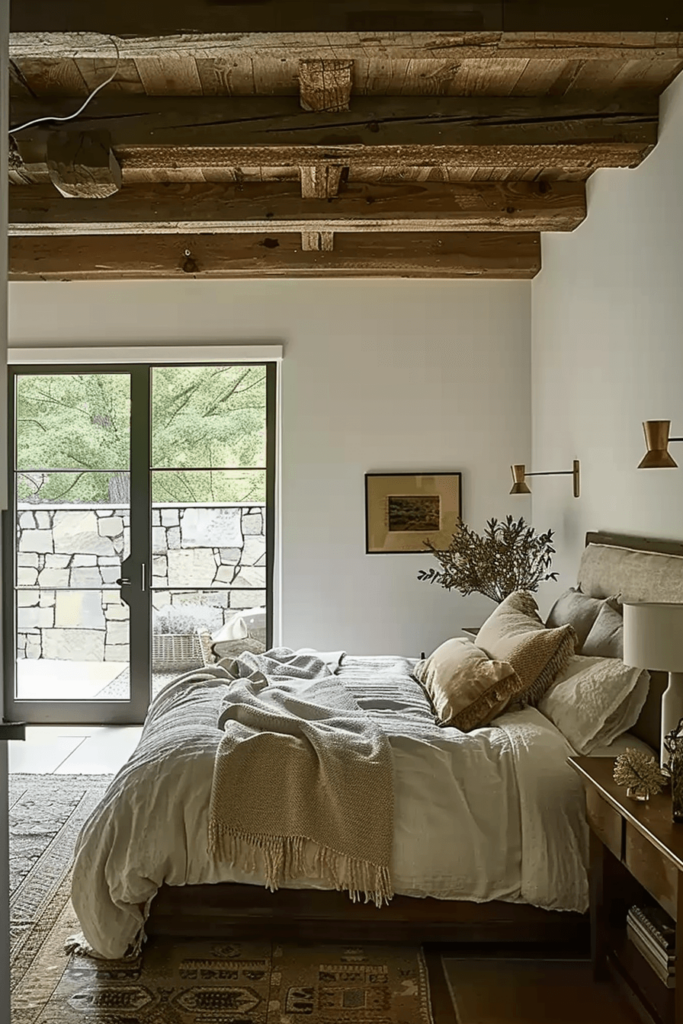 Earthy Rustic Bedroom