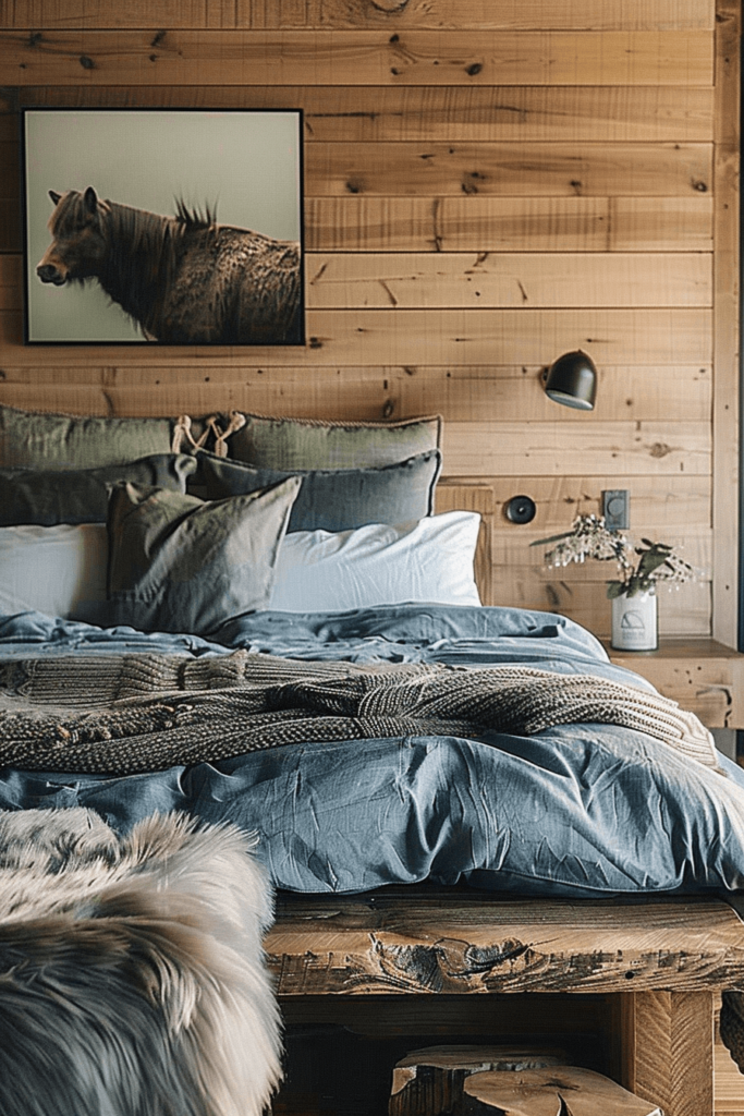 Farmhouse Industrial Bedroom