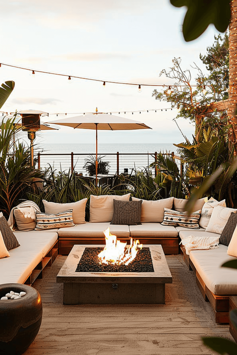 15+ Outdoor Fire Pit Area Ideas - Paul Paint