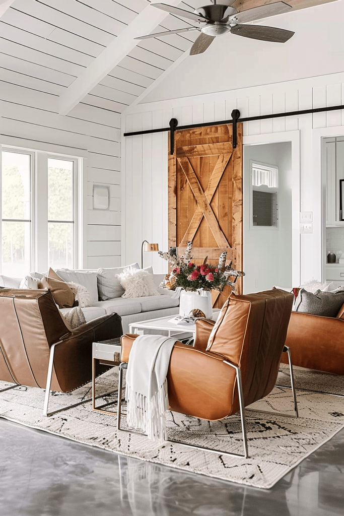 Modern Eclectic Farmhouse Living Room