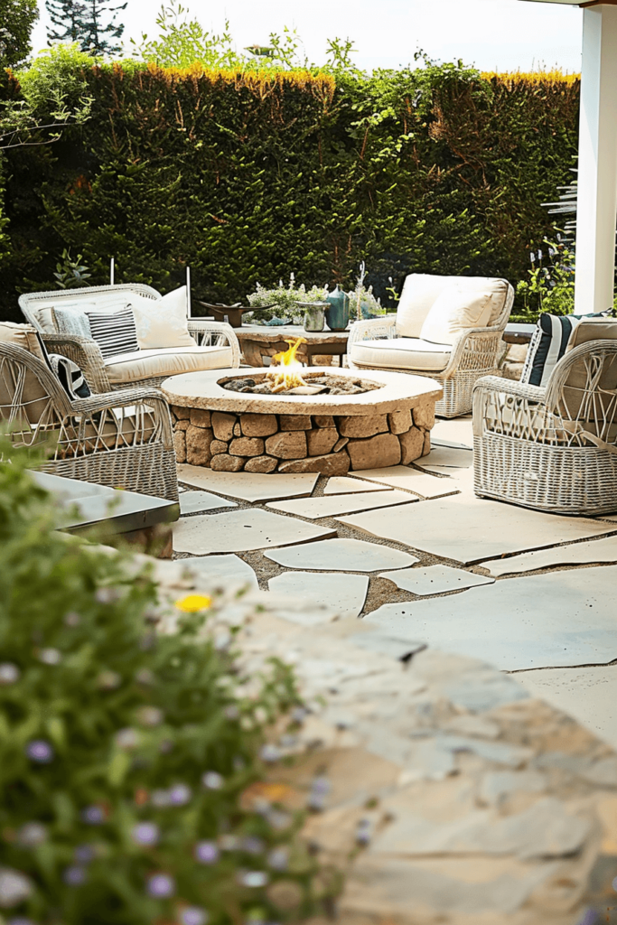 Natural Stone Firepit