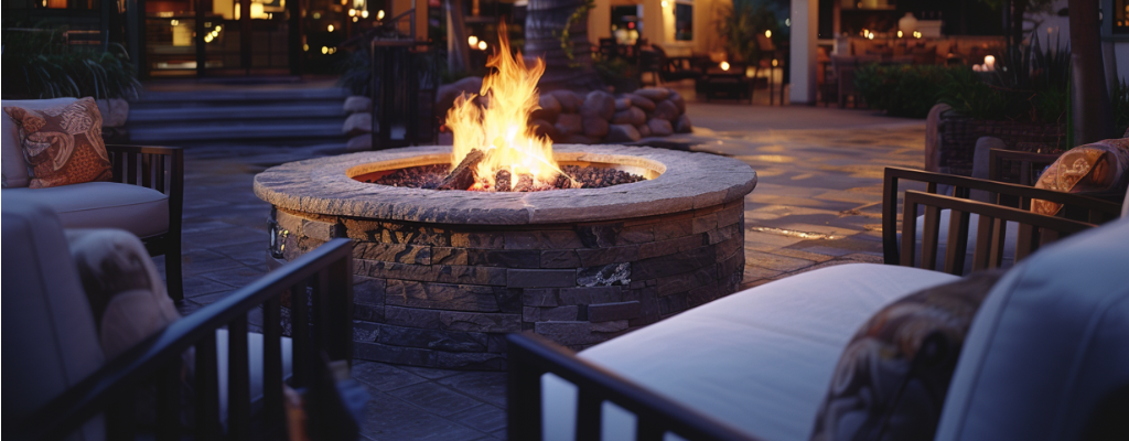 Outdoor Fire Pit Area