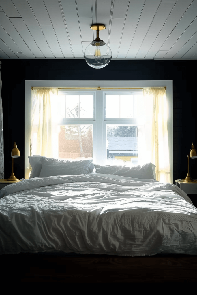 Paint Your Minimalist Bedroom Dark