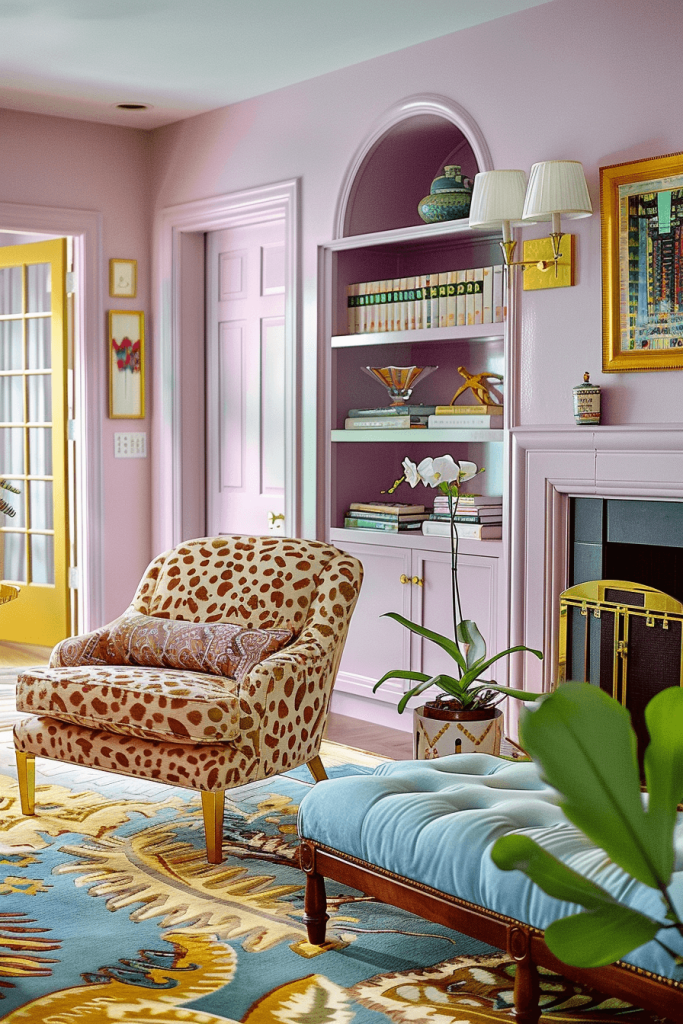 Pastel Funky Living Room