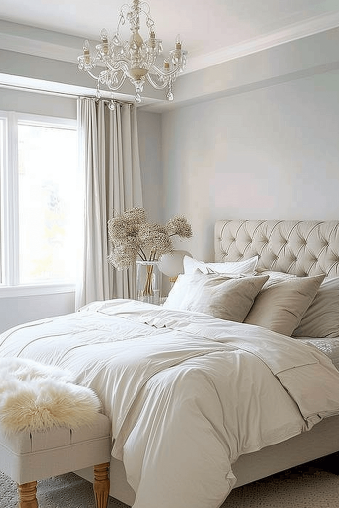 Soft & Light Grey Hotel Vibe Bedroom