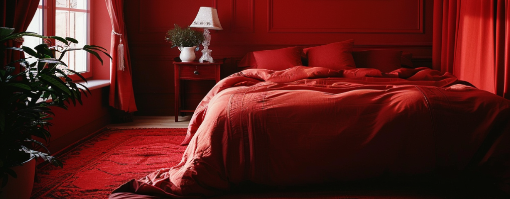 Red Bedroom Idea