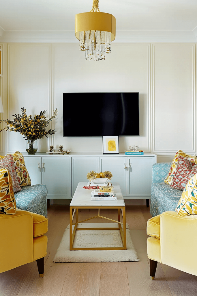 Yellow Living Room Decor